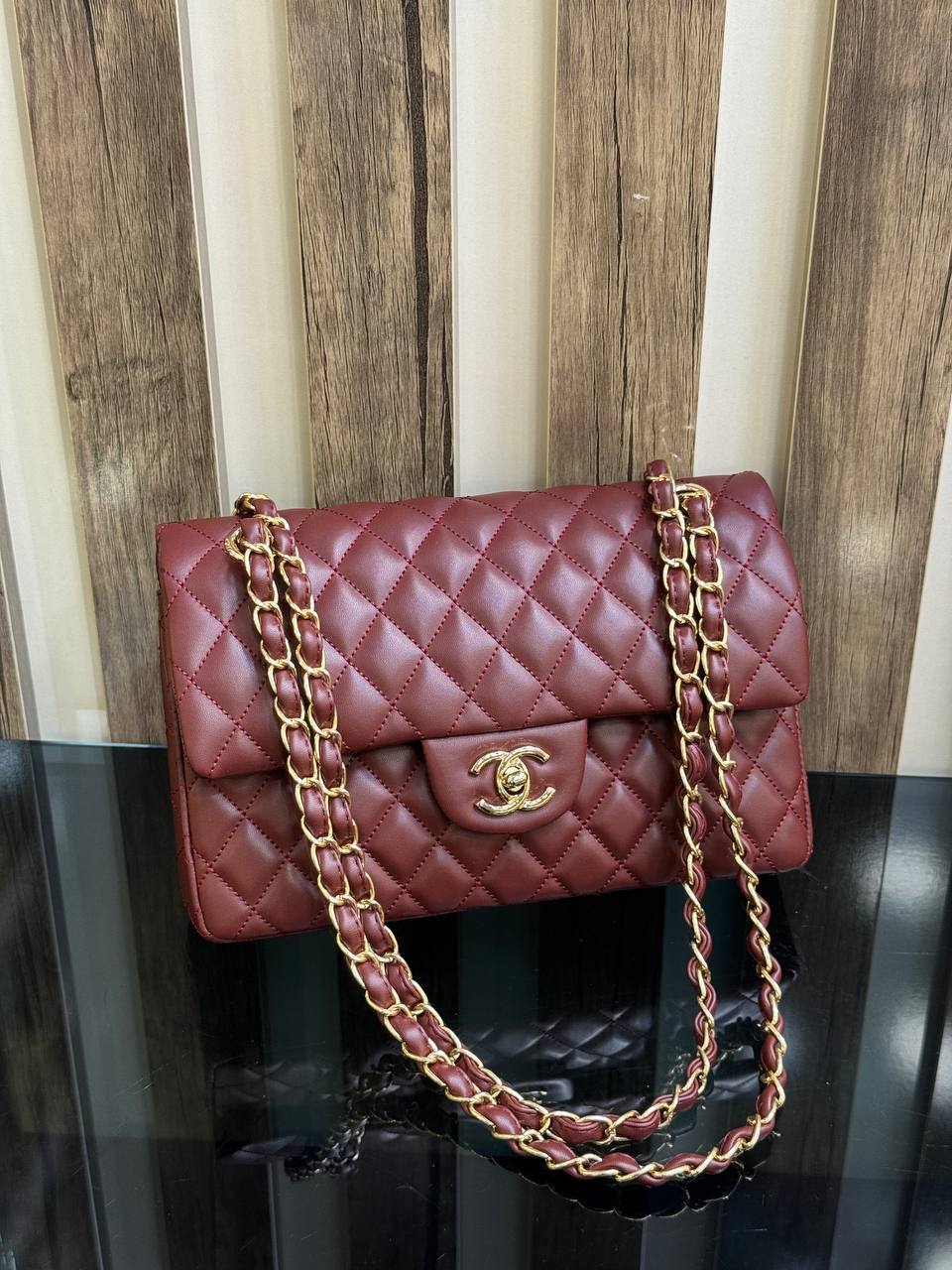 Chanel coco μπορντό