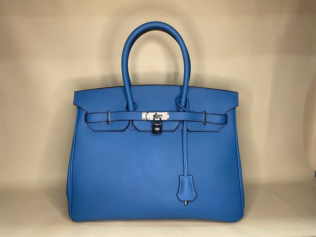 Hermes leather blue
