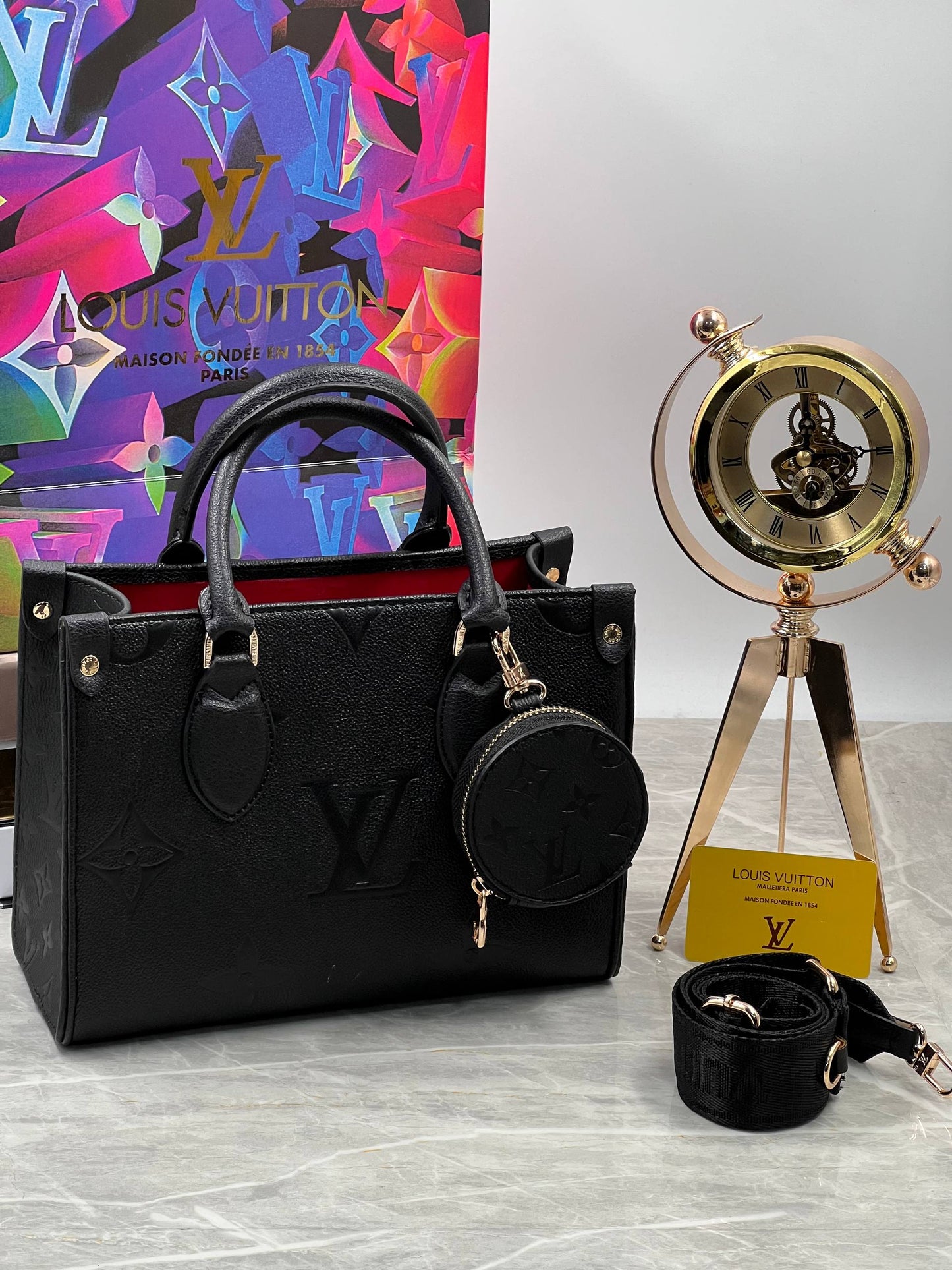 Louis Vuitton on the go