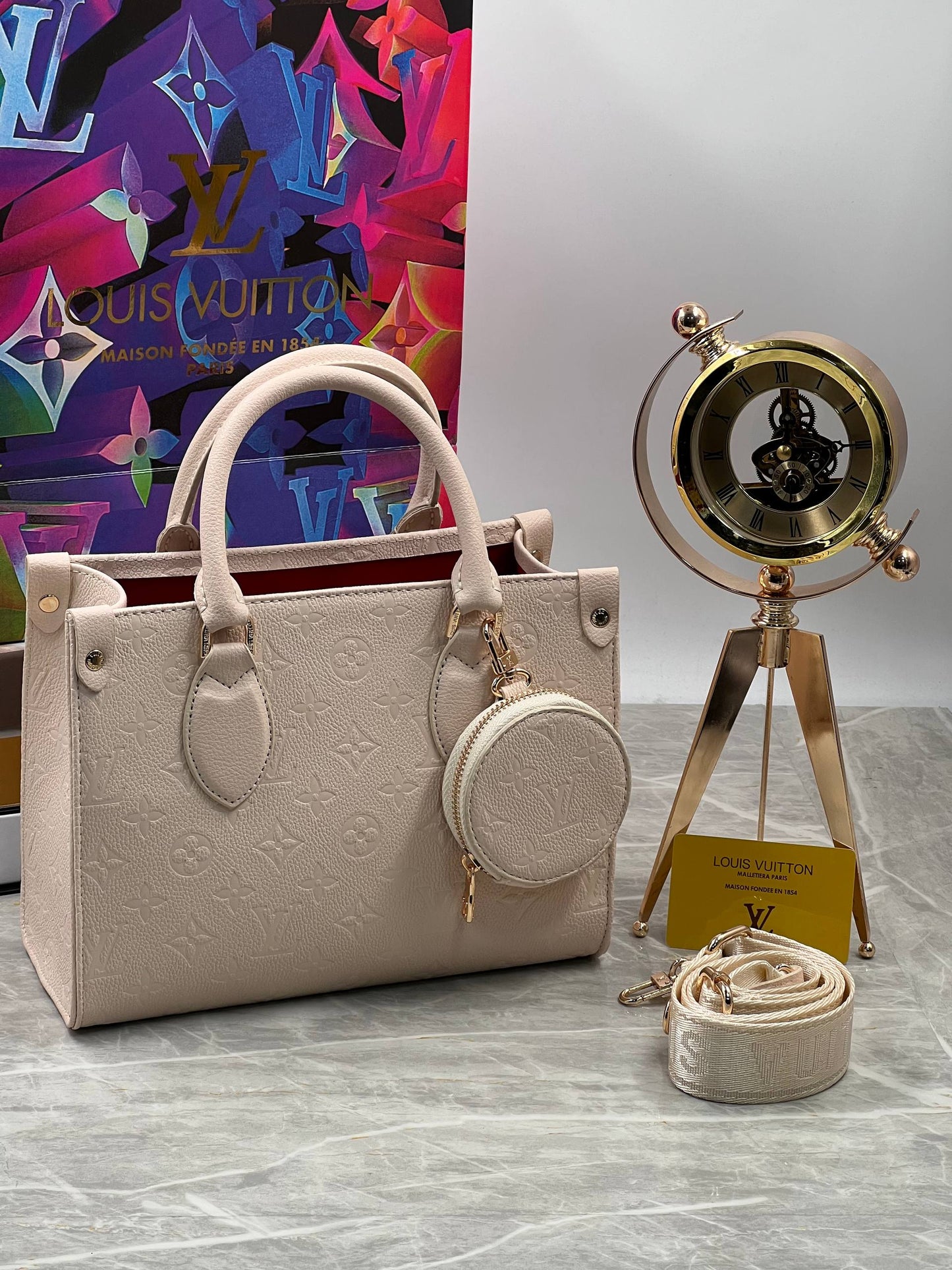 Louis Vuitton on the go