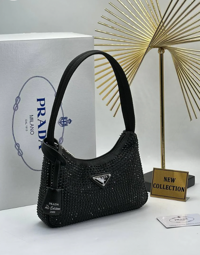 Prada Crystal Mini Shoulder Bag