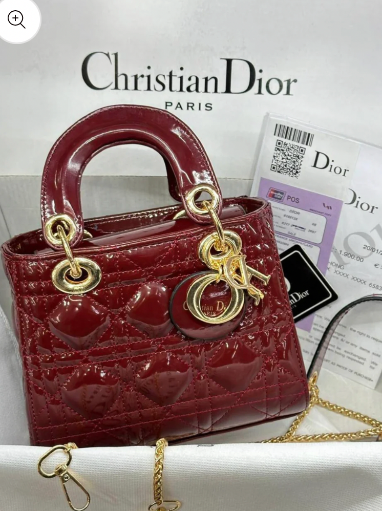 Lady Dior Μπορντό